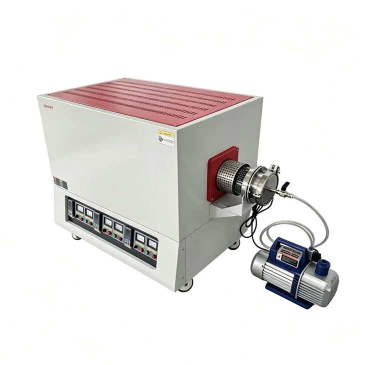 1400 Degree CVD 3 Heating Zones Vacuum Tubular Furnace high quality