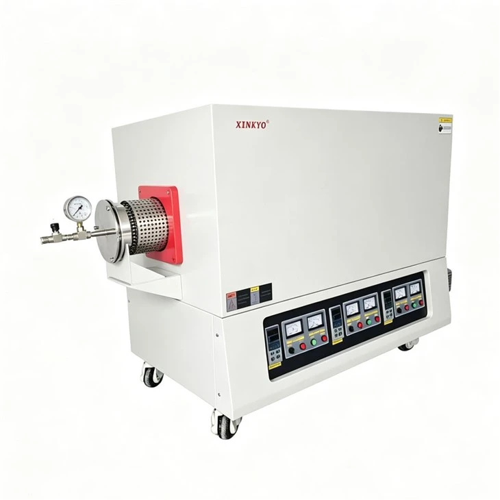 1400 Degree CVD 3 Heating Zones Vacuum Tubular Furnace price
