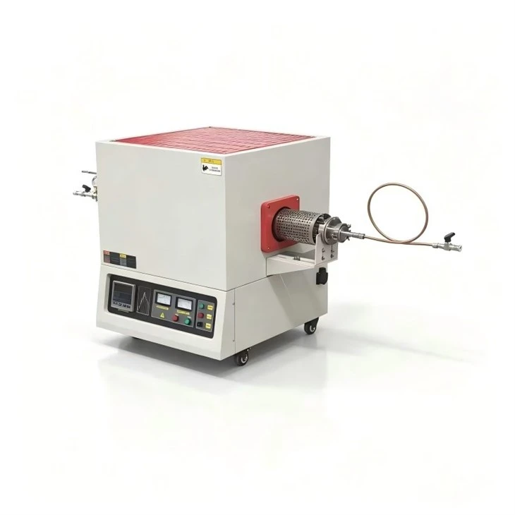 1600℃ Water-Cooled Flange Vacuum Tube Furnace factory