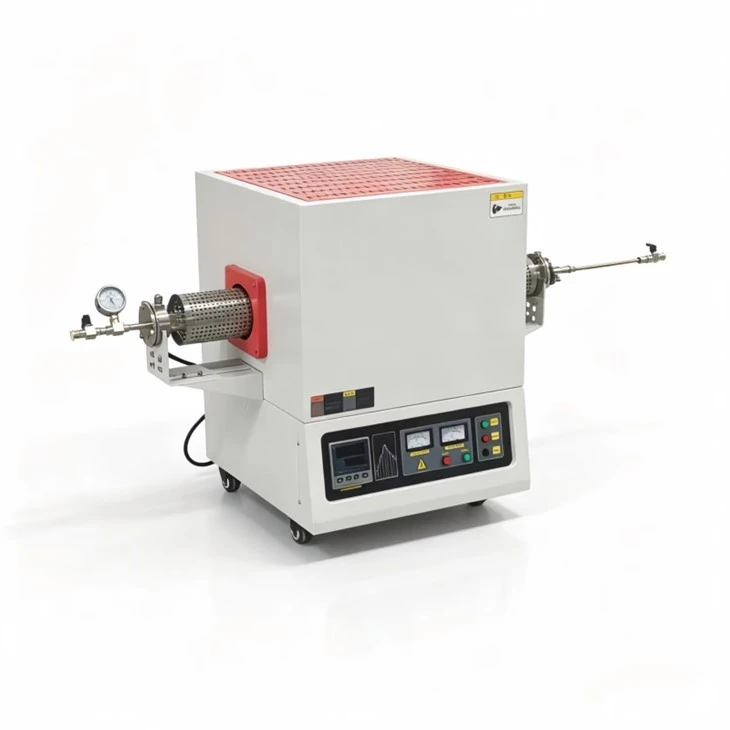 1600℃ Water-Cooled Flange Vacuum Tube Furnace