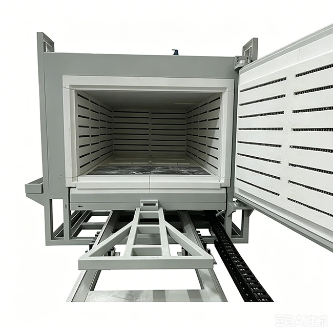 Large Volume Hand Push Resistance Trolley Furnace For Metal Workpiece Heating best Large Volume Hand Push Resistance Trolley Furnace For Metal Workpiece Heating best