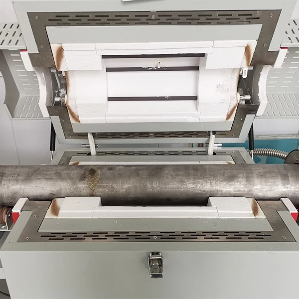 Rotary ss tube furnace Rotary ss tube furnace